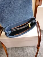 TEEN NINO BAG 20.5 IN DENIM TRIOMPHE KELLY - Image 4