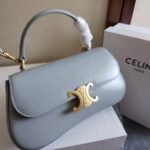 TEEN LOLA TRIOMPHE BAG 20 IN COOL GRAY BLUE CALFSKIN - Image 3