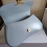 TEEN LOLA TRIOMPHE BAG 20 IN COOL GRAY BLUE CALFSKIN - Image 7