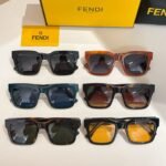 ROMA SQUARE FRAME SUNGLASSES FFF0053 IN ACETATE - Image 7