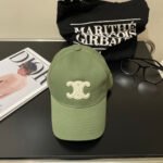 BASEBALL CAP MODEL 650700 IN GREEN COTTON - Image 3