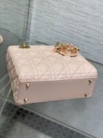 LADY MINI BAG 20 IN LIGHT PINK LAMBSKIN - Image 13