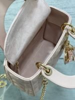 LADY MINI BAG 17 IN LIGHT PINK LAMBSKIN - Image 7