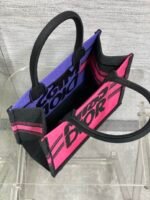 BOOK TOTE 26 CM IN COLORFUL CANVAS 226509 - Image 13