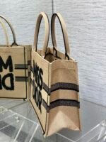 BOOK TOTE 36 BEIGE AND BLACK MISS DIOR GRAFFITI EMBROIDERY - Image 13