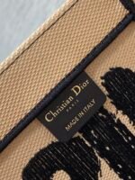 BOOK TOTE 36 BEIGE AND BLACK MISS DIOR GRAFFITI EMBROIDERY - Image 18