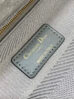 SMALL 24 LADY BAG IN PALE GRAY CANVAS - Image 5