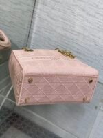 SMALL 24 LADY BAG IN PASTEL PINK CANVAS - Image 14