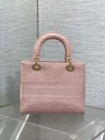SMALL 24 LADY BAG IN PASTEL PINK CANVAS - Image 12