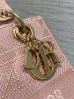 SMALL 24 LADY BAG IN PASTEL PINK CANVAS - Image 15