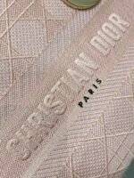 SMALL 24 LADY BAG IN PASTEL PINK CANVAS - Image 16