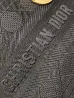 SMALL 24 LADY BAG IN BLACK CANVAS - Image 6
