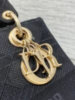 SMALL 24 LADY BAG IN BLACK CANVAS - Image 18
