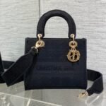 SMALL 24 LADY BAG IN BLACK CANVAS - Image 10