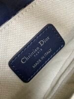 SADDLE 19 BAG WITH STRAP BLUE OBLIQUE JACQUARD - Image 7
