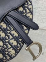 SADDLE 19 BAG WITH STRAP BLUE OBLIQUE JACQUARD - Image 4