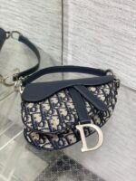 SADDLE 19 BAG WITH STRAP BLUE OBLIQUE JACQUARD - Image 11