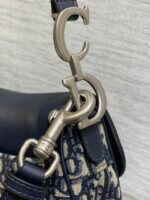 SADDLE 19 BAG WITH STRAP BLUE OBLIQUE JACQUARD - Image 18