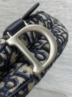 SADDLE 19 BAG WITH STRAP BLUE OBLIQUE JACQUARD - Image 5