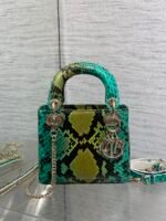 MINI 17 LADY BAG IN COLORFUL SNAKESKIN PATTERN LAMBSKIN 225963 - Image 13