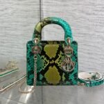 MINI 17 LADY BAG IN COLORFUL SNAKESKIN PATTERN LAMBSKIN 225963 - Image 10