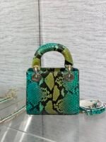MINI 17 LADY BAG IN COLORFUL SNAKESKIN PATTERN LAMBSKIN 225963 - Image 3