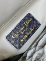 MINI 17 LADY BAG IN WHITE MIX BLACK SNAKESKIN PATTERN LAMBSKIN - Image 6