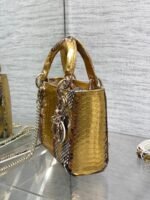 MINI 17 LADY BAG IN GOLDEN SNAKESKIN PATTERN LAMBSKIN - Image 4