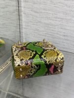 MINI 17 LADY BAG IN COLORFUL SNAKESKIN PATTERN LAMBSKIN 225975 - Image 8