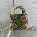 MINI 17 LADY BAG IN COLORFUL SNAKESKIN PATTERN LAMBSKIN 225975 - Image 10