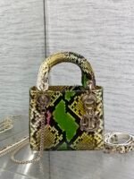 MINI 17 LADY BAG IN COLORFUL SNAKESKIN PATTERN LAMBSKIN 225975 - Image 2