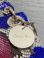 MINI 17 LADY BAG IN COLORFUL SNAKESKIN PATTERN LAMBSKIN 225981 - Image 5