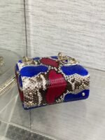 MINI 17 LADY BAG IN COLORFUL SNAKESKIN PATTERN LAMBSKIN 225981 - Image 6