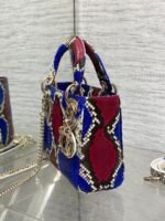 MINI 17 LADY BAG IN COLORFUL SNAKESKIN PATTERN LAMBSKIN 225981 - Image 4