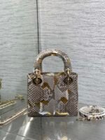 MINI 17 LADY BAG IN COLORFUL SNAKESKIN PATTERN LAMBSKIN 225983 - Image 4