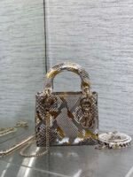 MINI 17 LADY BAG IN COLORFUL SNAKESKIN PATTERN LAMBSKIN 225983 - Image 2