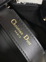 MEDIUM 28 TOUJOURS BAG IN BLACK MIX WHITE CANNAGE TWEED WITH GOLD HARDWARE - Image 7