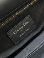 MINI 20 LADY BAG IN BLACK MIX WHITE CANNAGE TWEED WITH GOLD HARDWARE - Image 7