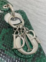 MINI 17 LADY BAG IN GREEN FOREST MIX BLACK SNAKESKIN PATTERN LAMBSKIN - Image 5