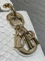 MINI 17 LADY BAG IN WHITE SNAKESKIN PATTERN LAMBSKIN - Image 17