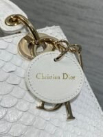 MINI 17 LADY BAG IN WHITE SNAKESKIN PATTERN LAMBSKIN - Image 18
