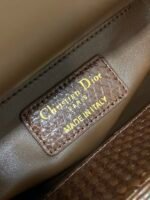 MINI 17 LADY BAG IN PEACAN BROWN METALLIC LAMBSKIN - Image 18
