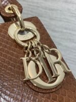 MINI 17 LADY BAG IN PEACAN BROWN METALLIC LAMBSKIN - Image 16