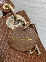 MINI 17 LADY BAG IN PEACAN BROWN METALLIC LAMBSKIN - Image 6