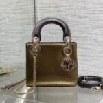 MINI 17 LADY BAG IN GOLD METALLIC LAMBSKIN - Image 10