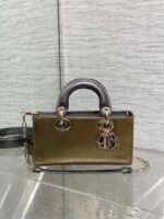 MEDIUM 22 LADY BAG IN GOLD METALLIC LAMBSKIN - Image 2