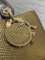 MEDIUM 22 LADY BAG IN GOLD METALLIC LAMBSKIN - Image 7