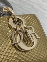 MEDIUM 16 LADY BAG IN GOLD METALLIC LAMBSKIN - Image 6