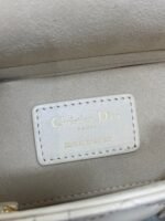 DIOR 25S SMALL LADY D-JOY 22 IN BEIGE LAMBSKIN GOLD HARDWARE - Image 8