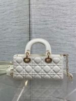 DIOR 25S SMALL LADY D‑JOY BAG 22 IN IVORY CALFSKIN GOLD HARDWRE - Image 12